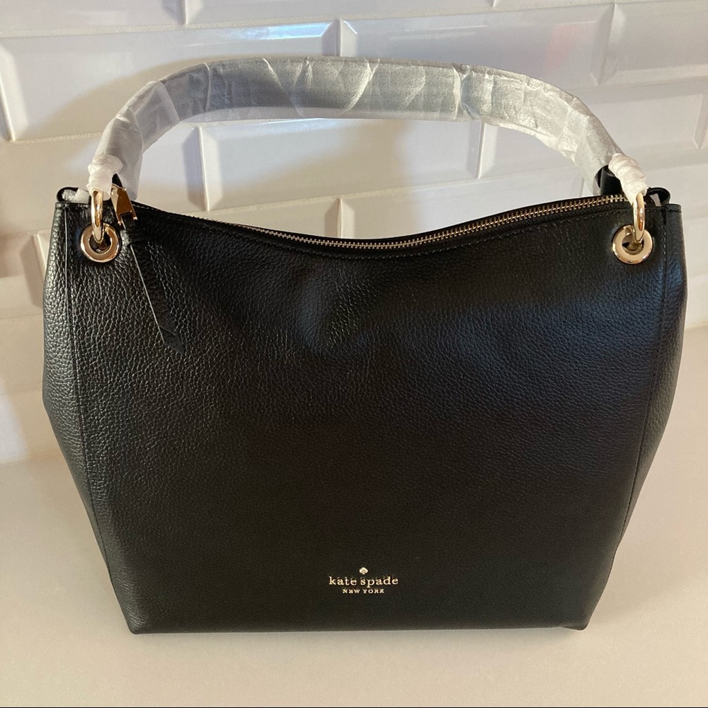 Kate Spade Kat Pebbled Leather Shoulder Bag